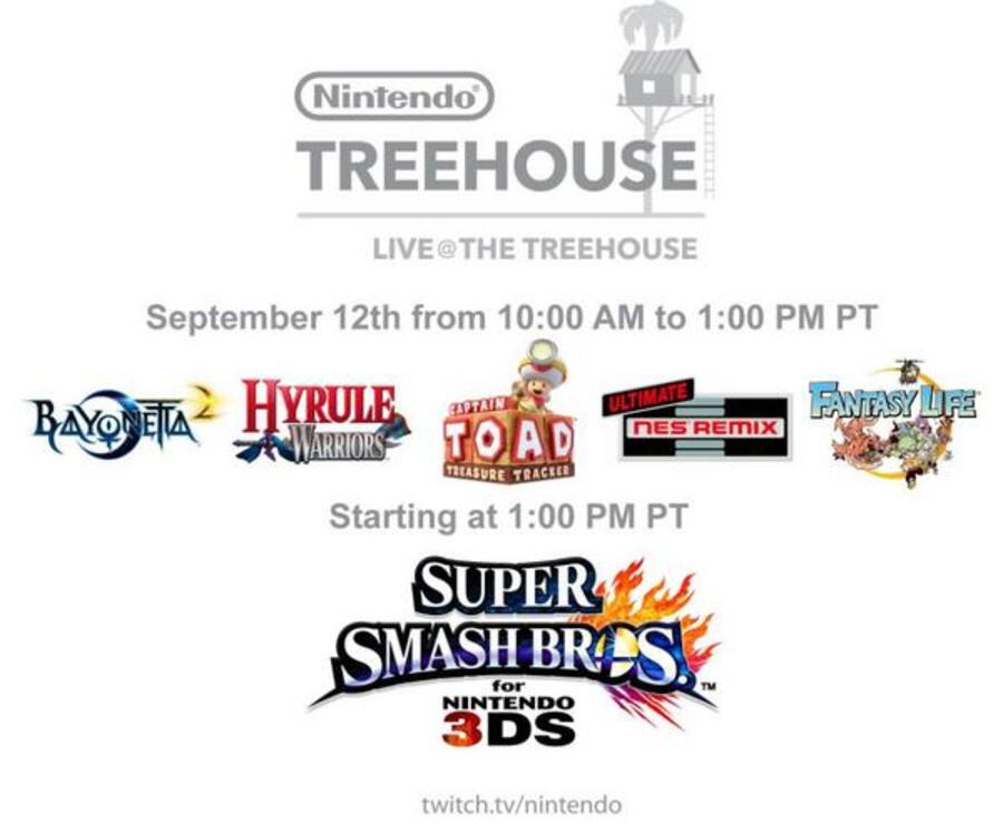 Game Schedule Outlined for Nintendo Treehouse Live Broadcast Nintendo