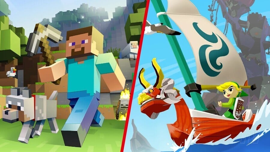 Zeld Wind Waker Minecraft Nintendo Life