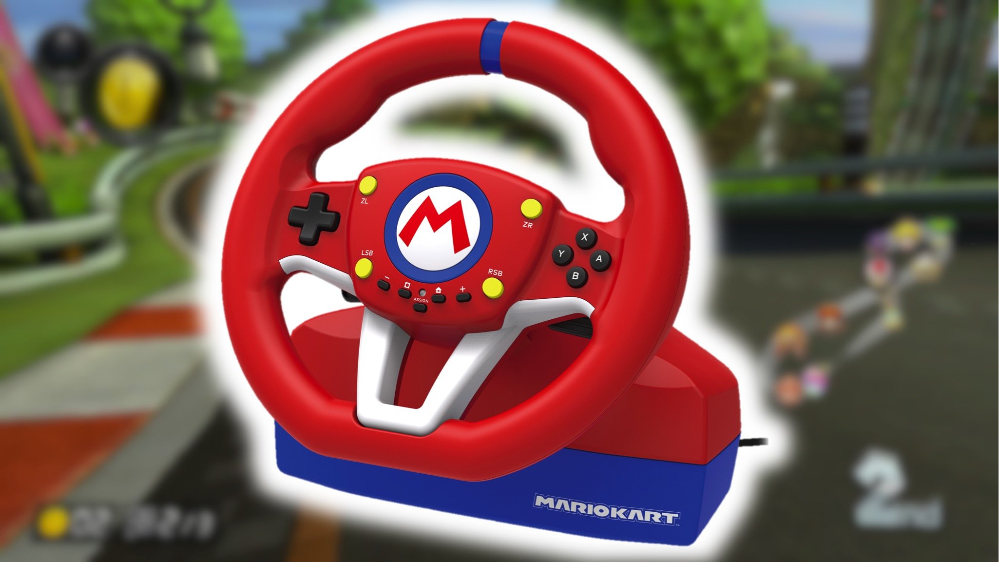 mario kart 8 racing wheel for nintendo switch dx edition