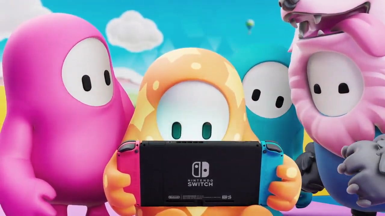 Stumble guys on Nintendo switch, stumble guys