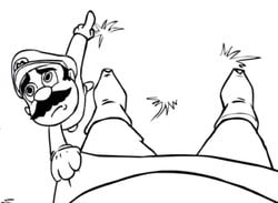 This Strange Russian Cartoon Shows Mario's Nasty Side