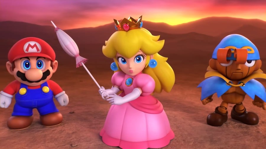 Super Mario RPG Mario Peach Geno