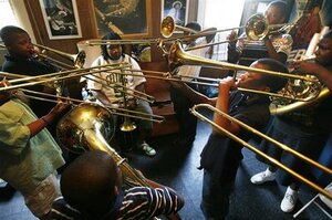 Children clearly not having enough fun with actual instruments