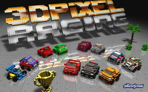 3D Pixel Racing