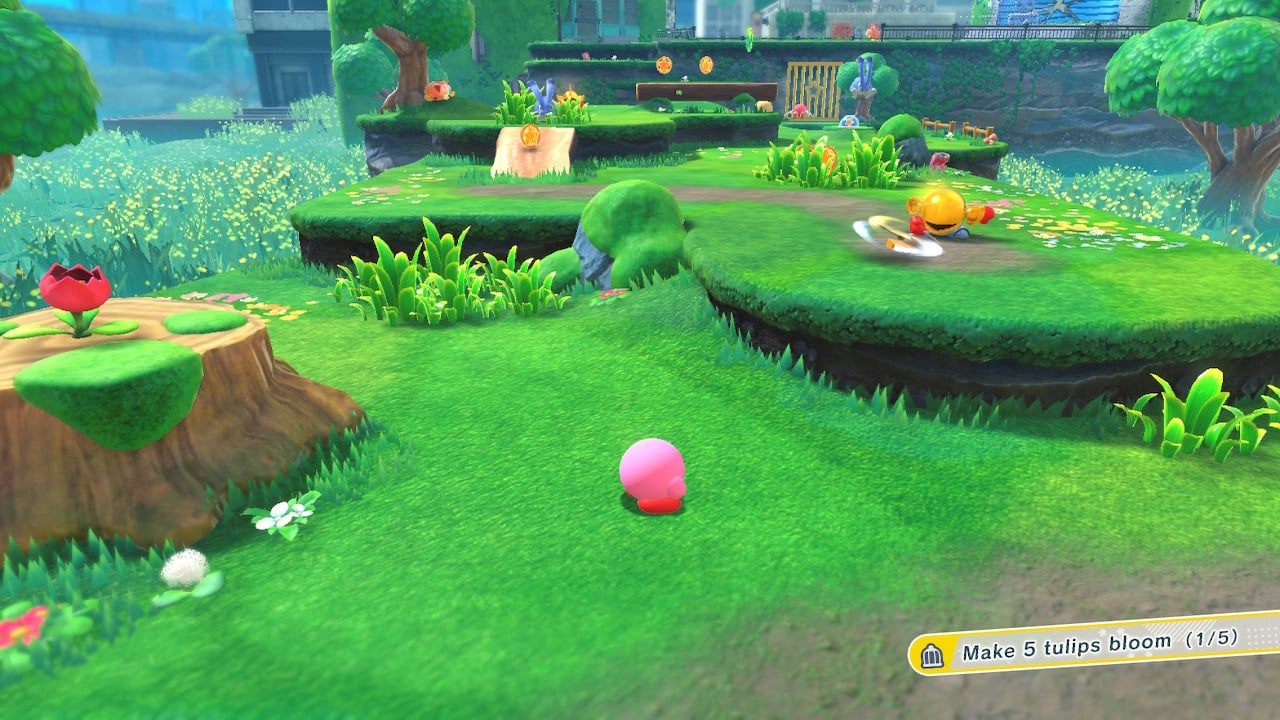 Kirby And The Forgotten Land Natural Plains - All Missions And Collectibles