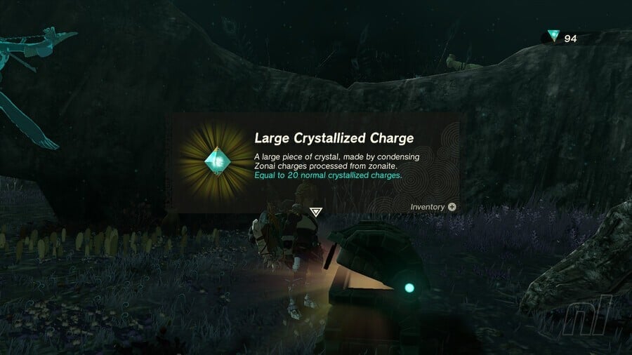 Large Crystallized Charge TOTK