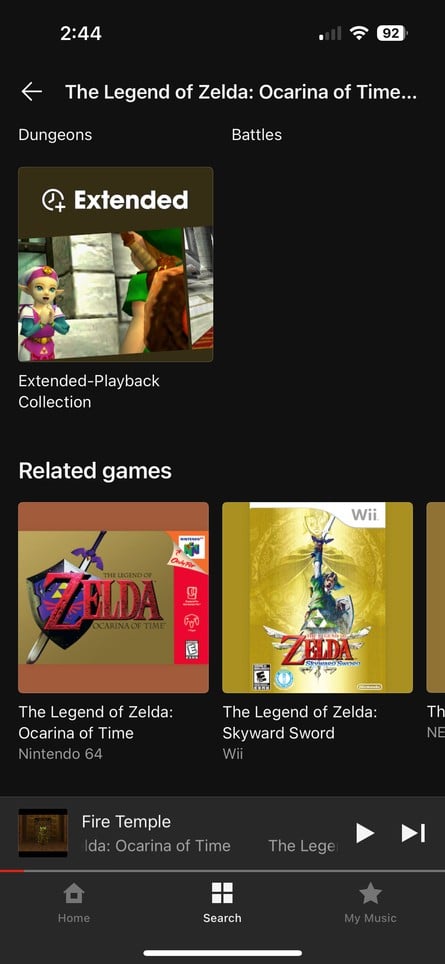 Nintendo Music related Ocarina of Time