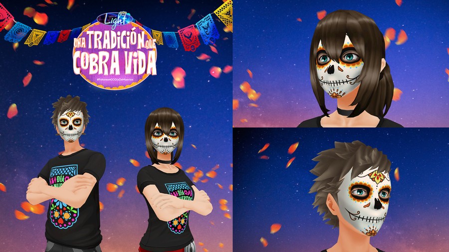 Pokémon GO Día de Muertos Avatar Items