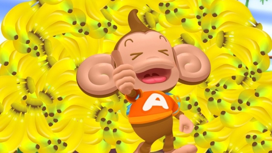 super monkey ball banana mania announcer