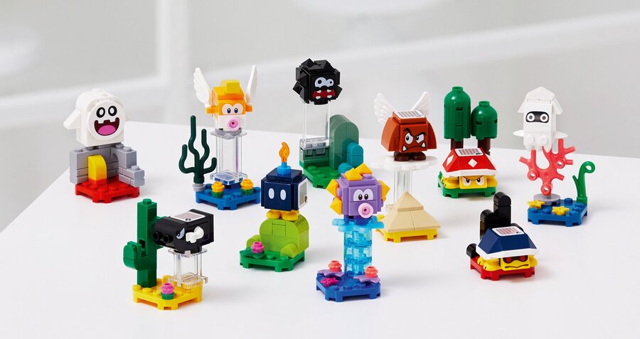 Mario Lego Characters