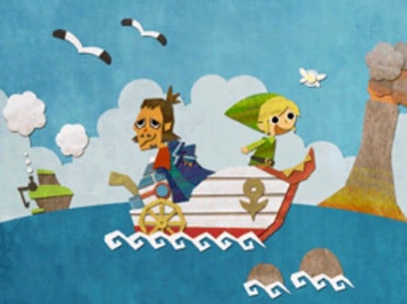 Look how much he loves boats! Give Link a boat game again, dang it!