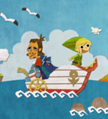 Look how much he loves boats! Give Link a boat game again, dang it!