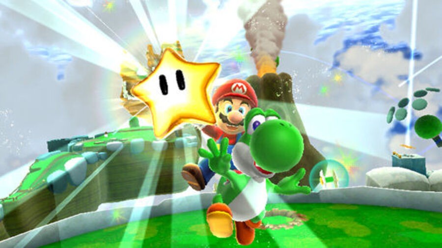 The Blimp Fruit power-up turns Yoshi what colour?