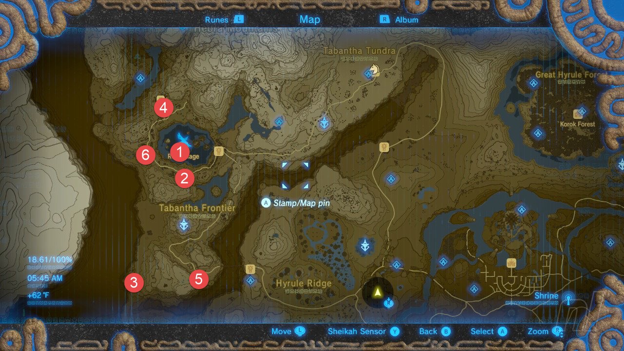 Zelda Breath Of The Wild All Shrine Locations And Maps Nintendo Life