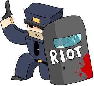 Zombies tend not to appreciate the personal space a good riot shield provides