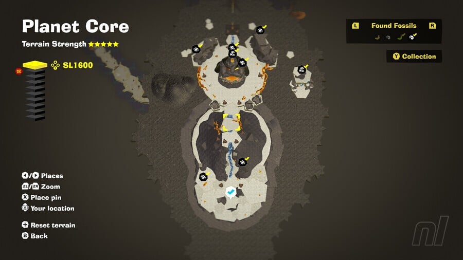 Forbidden Layer SL1600 Fossil Map