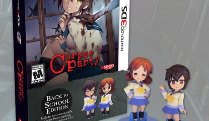 Cowering in Fear in Corpse Party on 3DS