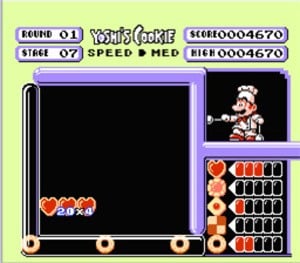 Yoshi's Cookie is a rather average Mario puzzler.