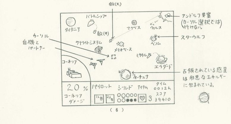 Star Fox Map layout.JPG