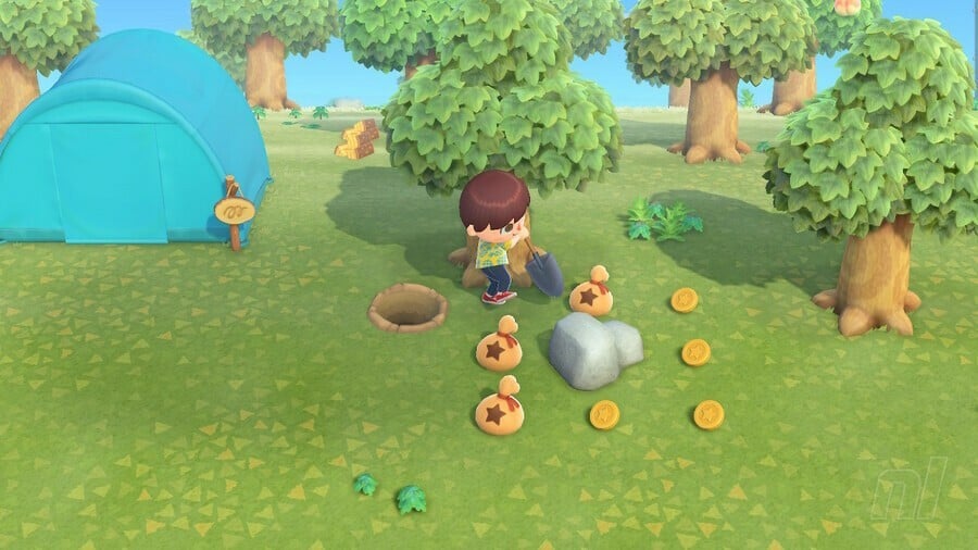 Animal Crossing: New Horizons: Rock Trick - How To Get 8 Things From Rocks  - Clay, Stones, Bells And Rock Respawns | Nintendo Life