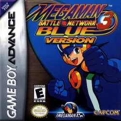 Mega Man Battle Network 3 Blue & White Cover