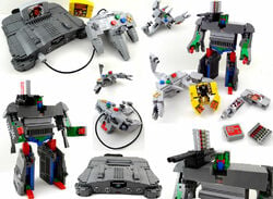 Perhaps We All Need These LEGO Nintendo 64 Transformers in Our Lives