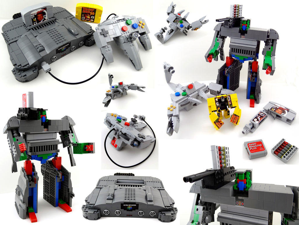 Weirdness: Perhaps All Need These LEGO Nintendo 64 Transformers in Our Lives | Life