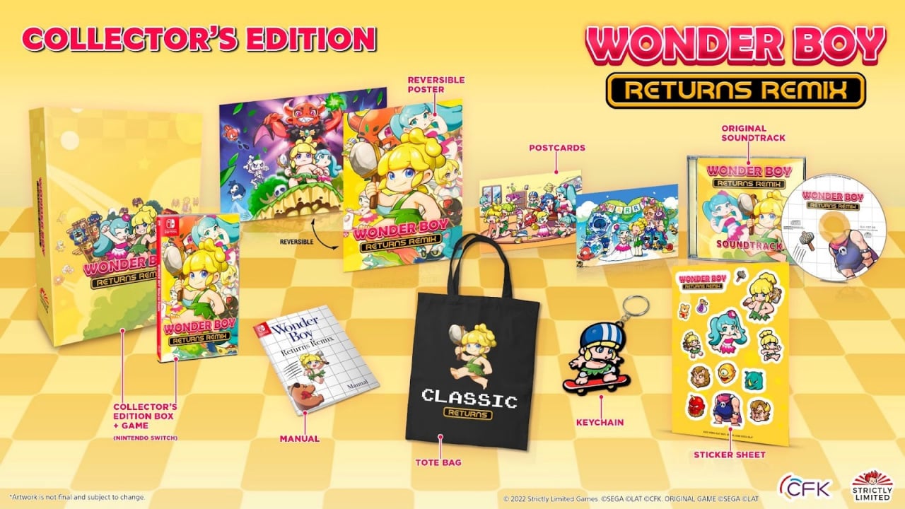 Wonder Boy Returns Remix Gets A Physical Release For Switch 