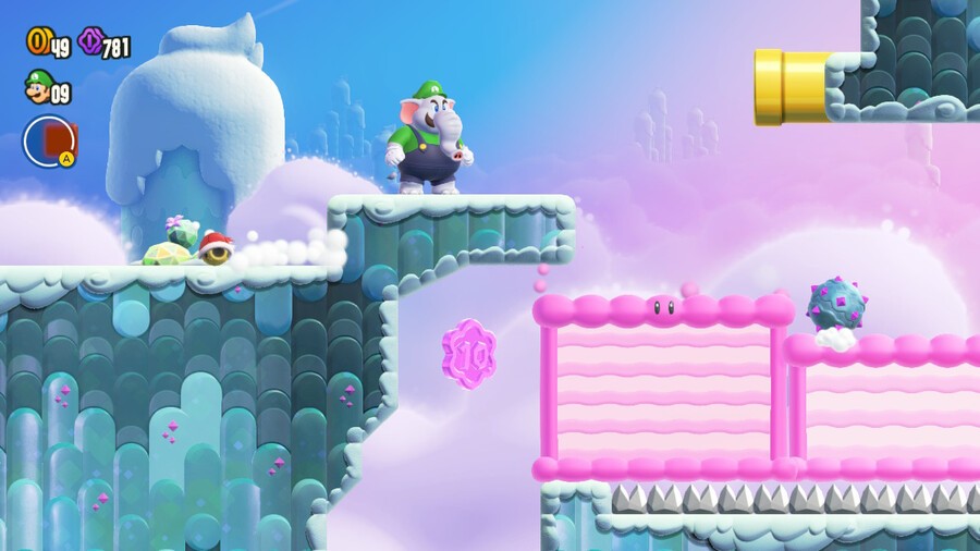 Super Mario Bros. Wonder Walkthrough: World 2 - Up 'n' Down With Puffy Lifts 12