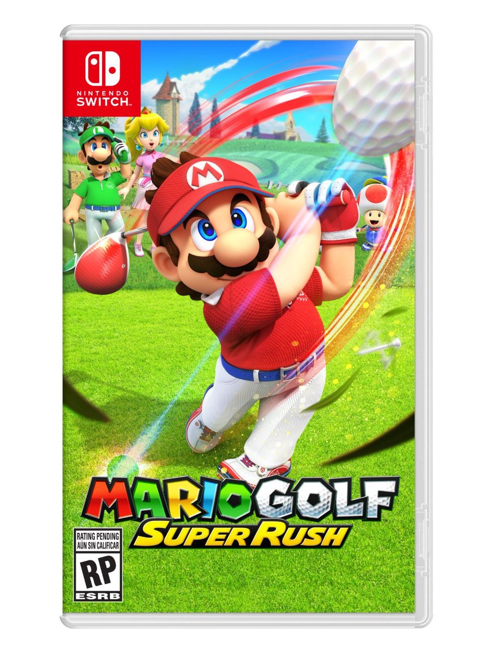 Take A Look The Stunning Nintendo Switch Box Art For Mario Golf: Super Rush