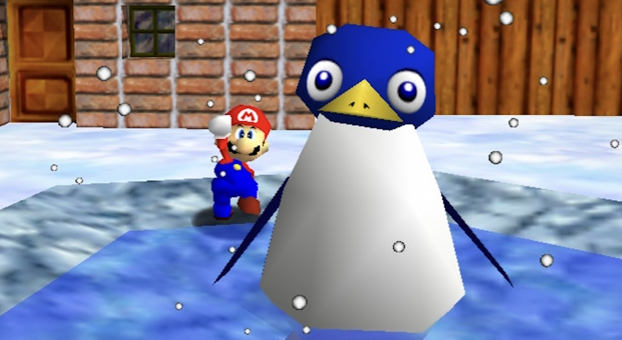 Mario 64 penguin