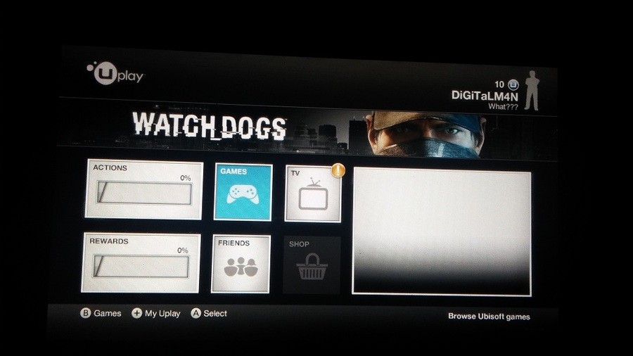 Watch Dogs Wii U UPlay