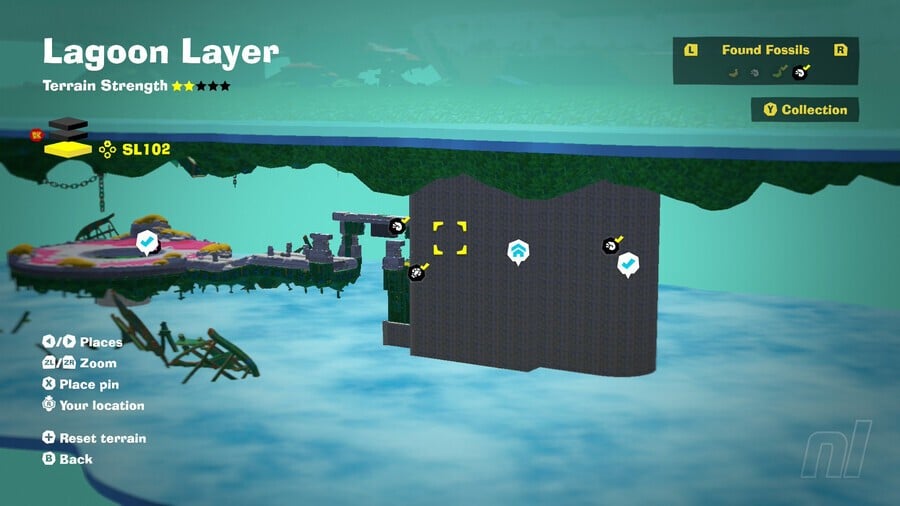 Lagoon Layer SL102 Fossil Map