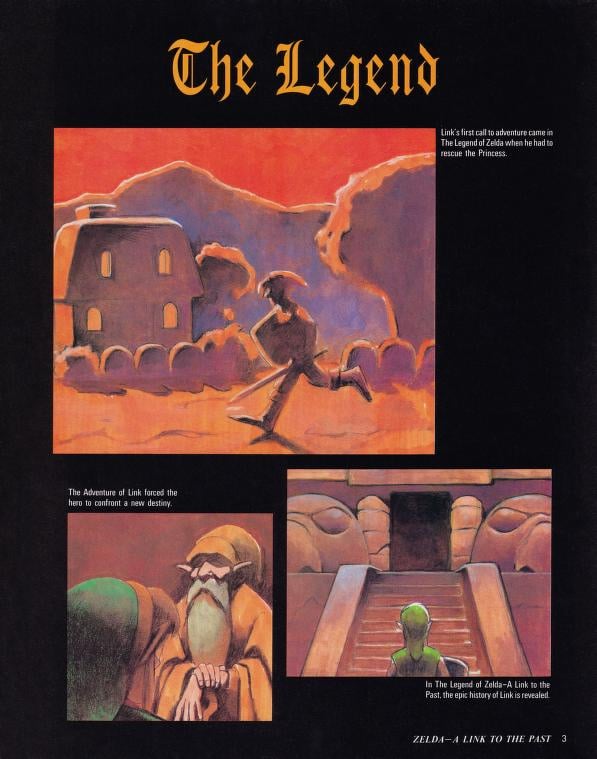 Legend of Zelda - A Link to the Past player's handbook : r/snes