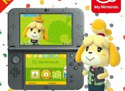 Isabelle Animal Crossing 3DS HOME Theme Added to My Nintendo in North America