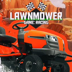 Lawnmower Game: Racing Cover