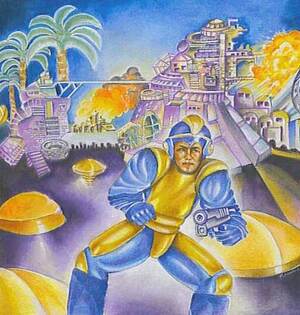 Mega Man when he had to make his own outfit