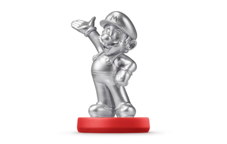 Mario – Silver Edition amiibo Figure