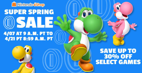 nintendo spring sale us