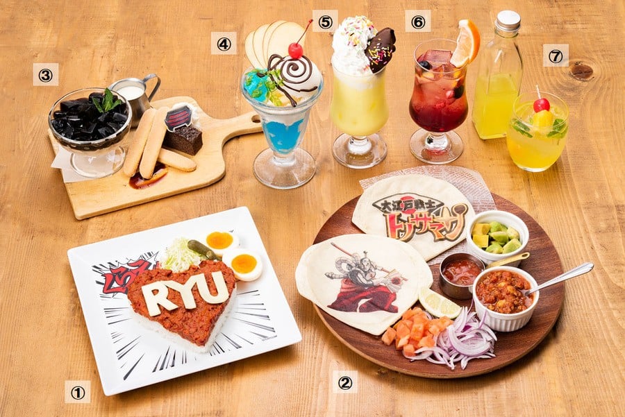 Ace Attorney In Capcom Cafe Food