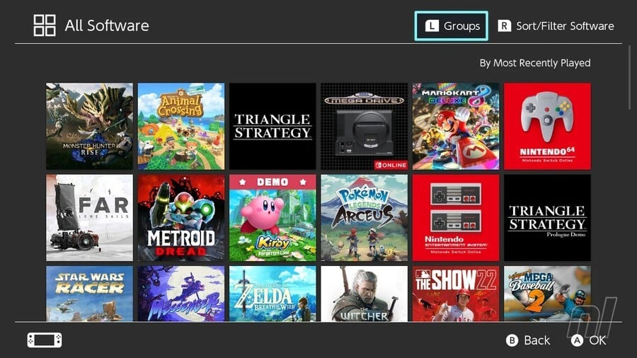 Nintendo Switch Groups