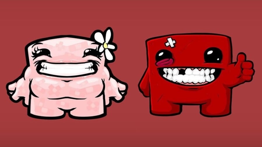 Who is the villain who kidnaps Bandage Girl in Super Meat Boy?