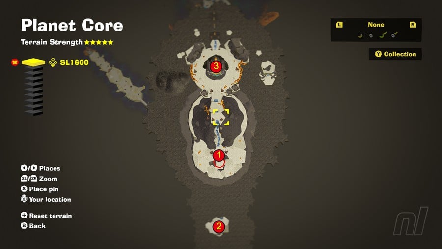 Planet Core Banandium Gems SL1600 Map