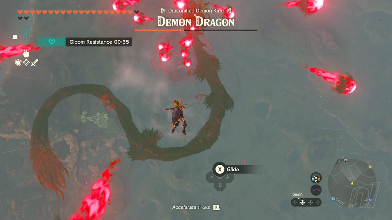 Zelda Tears of the Kingdom Demon Dragon Boss Guide