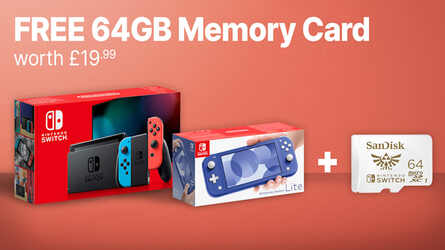 Free 64GB SD Card With Switch Consoles