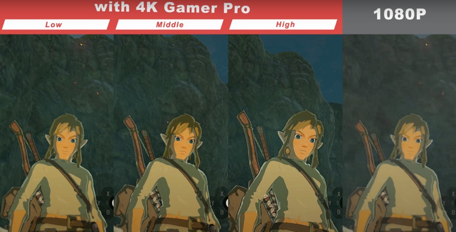 As you can see, the three 'enhancement' settings progressively sharpen the image, which can lead to remarkable results – but sometimes the top setting is a little harsh