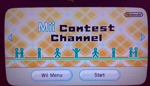 Mii Contest Channel