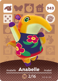 Carte Amiibo Animal Crossing (Happy Home Designer & Welcome Amiibo) Série 4  N°305 : Céleste