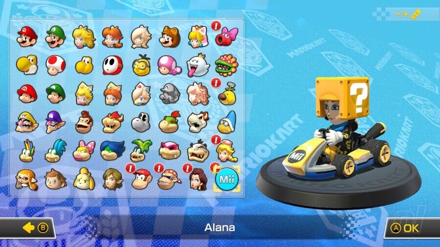 Mario Kart 8 Deluxe Booster Course Pass Wave 6 Mii Costume - ? Block Suit