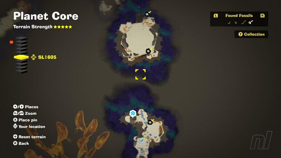 Forbidden Layer SL1605 Fossil Map